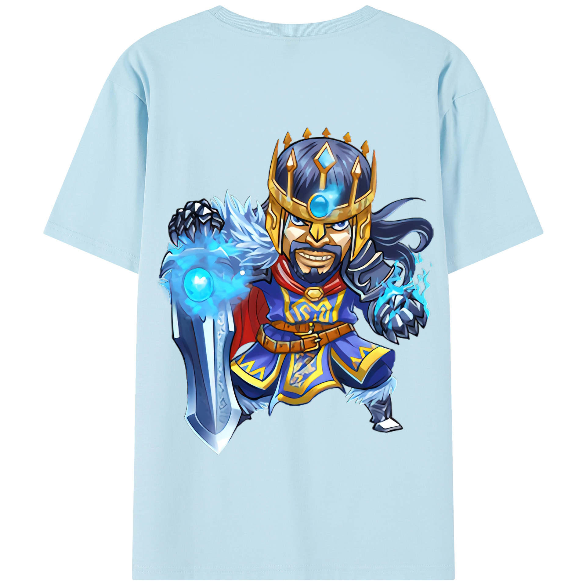リーグ・オブ・レジェンド League of Legends LOL 綿100％半袖Tシャツ（背面プリント）